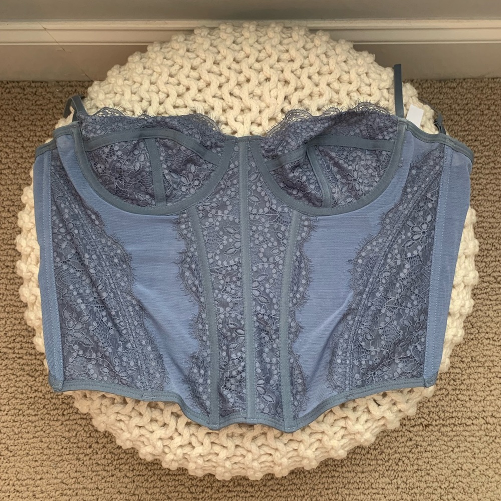 Urban Outfitters Modern Love Remy Corset Slate Size Large